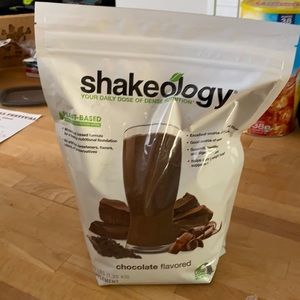 New bag vegan chocolate shake